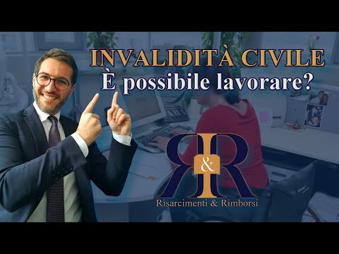 L'invalido civile può lavorare? invalidità civile