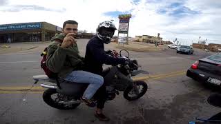 Riding around Stillwater, Ok on my ZX9R