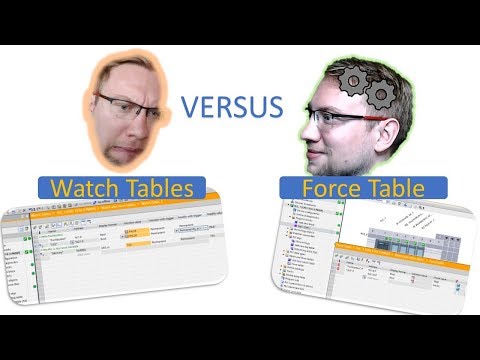 TIA Portal: Watch Tables vs. Force Table; Differences