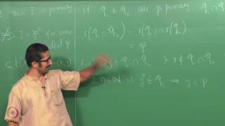 Lecture 32 - Primary Decomposition (Continued)