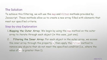 How to Delete or Filter an Object in a Nested Array with Javascript