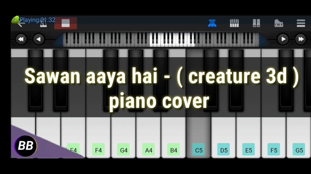 Sawan aaya hai  creature 3d    piano cover  Arijit singh  mohabbat barsa dena tu piano