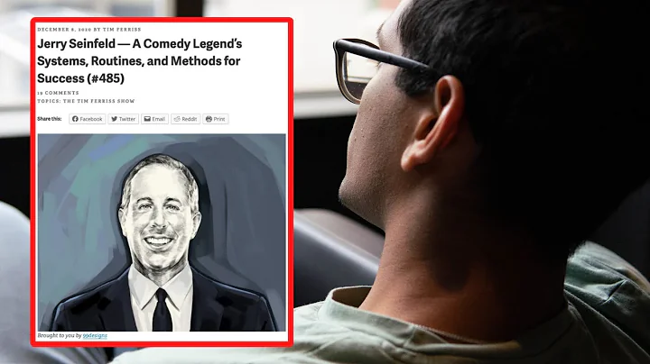 Jerry Seinfeld's 24 hour rule for writing and sharing creative work