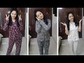 My Nightwear collection| Try on haul| Night suit haul| Zivame collection| Zivame night suit haul| ❤️