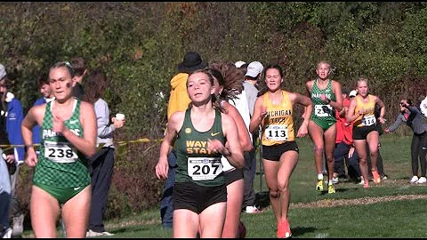 Michigan Tech Women Cross Country at GLIAC Championships 2025