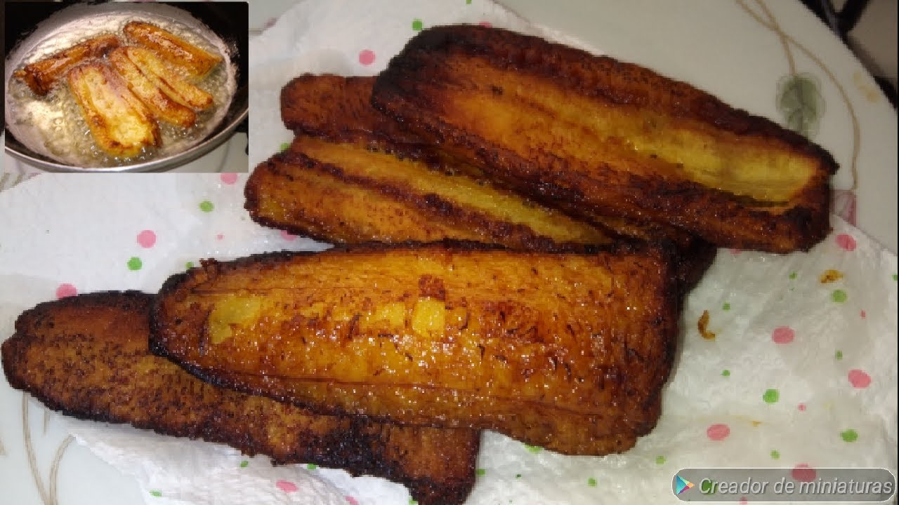 Plátanos, Maduros, Fritos Dominicano