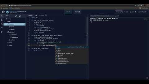 Python, Print all files in folder (avoiding os.walk)