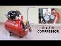 DIY Silent Air Compressor (40 liters) - Sessiz çalışan 40 litrelik hava kompresörü yapımı