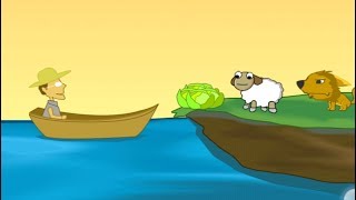 River Crossing - Wolf, Sheep, Cabbage screenshot 2