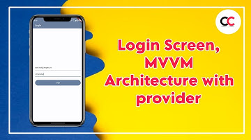 Part - 3 | Flutter  MVVM Architecture with provider | LogIn Screen | Tutorial in Hindi/Urdu