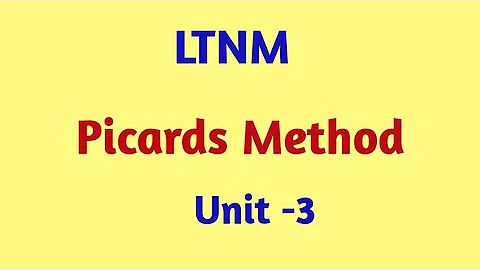 NMCV R22 JNTUH || Picards Method || Picards Method in Telugu || NMCV Important for R22 ||