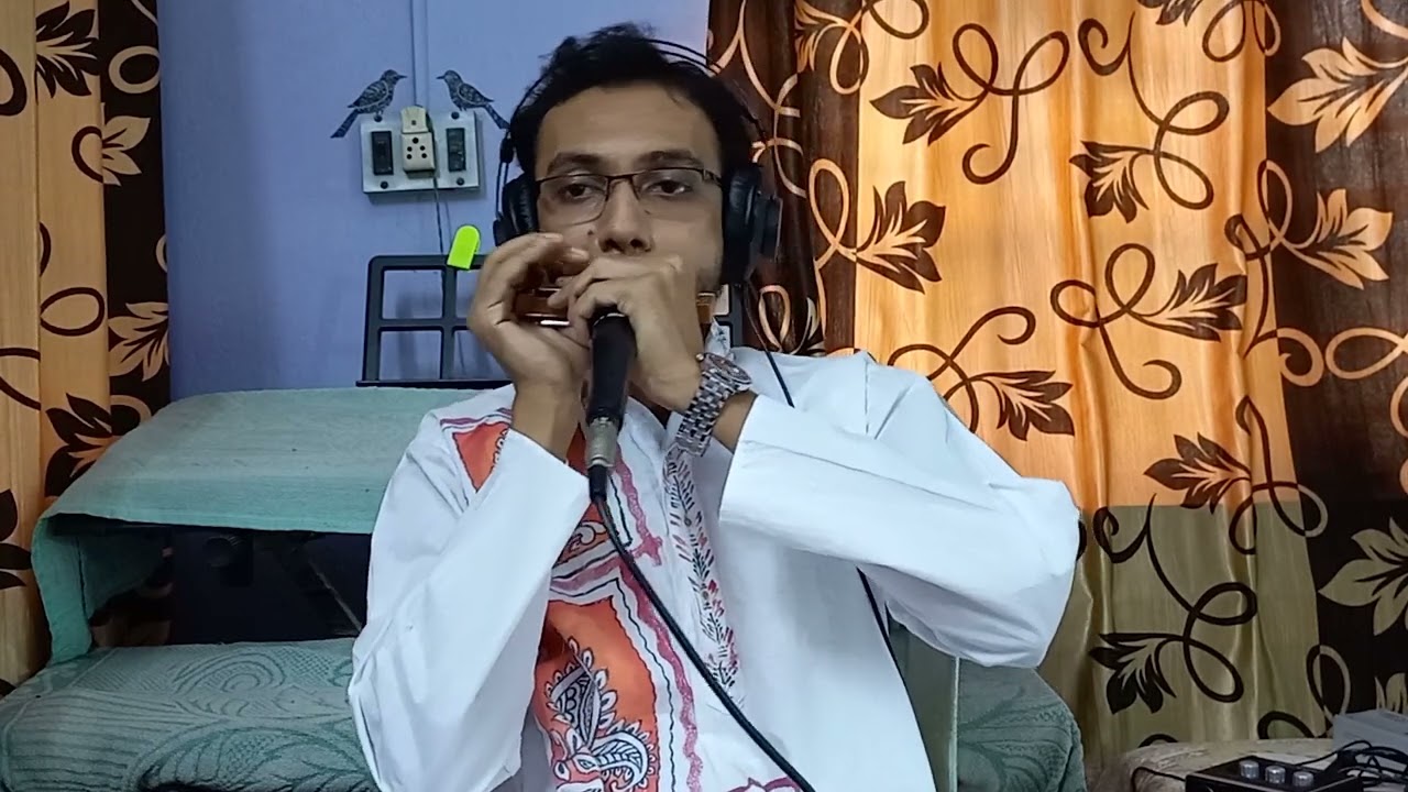 Amar Sokol Roser Dhara  Rabindra Sangeet  Harmonica Cover by KUNTAL SIL