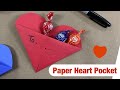 Valentines Craft  Paper Heart Pocket Craft