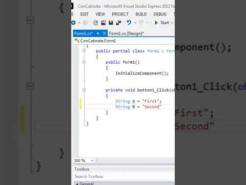 074 - How to use C# string Concat