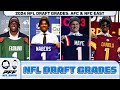 Draft Grades: 2024 NFL Draft - AFC East & NFC East | PFF NFL Show