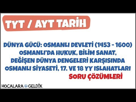 Dünya Gücü: Osmanlı Devleti ( 1453 - 1600 )