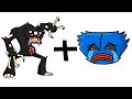 KILLY WILLY + HUGGY WUGGY&#39;S HEAD + BASKETBALL HOOP = ? (Poppy Playtime Animation)