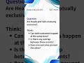 SAT Math Data Analysis #41 Mutually Exclusive Events | Probability Basics