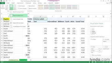 Excel Tutorial - Using date and time as metrics in a PivotTable