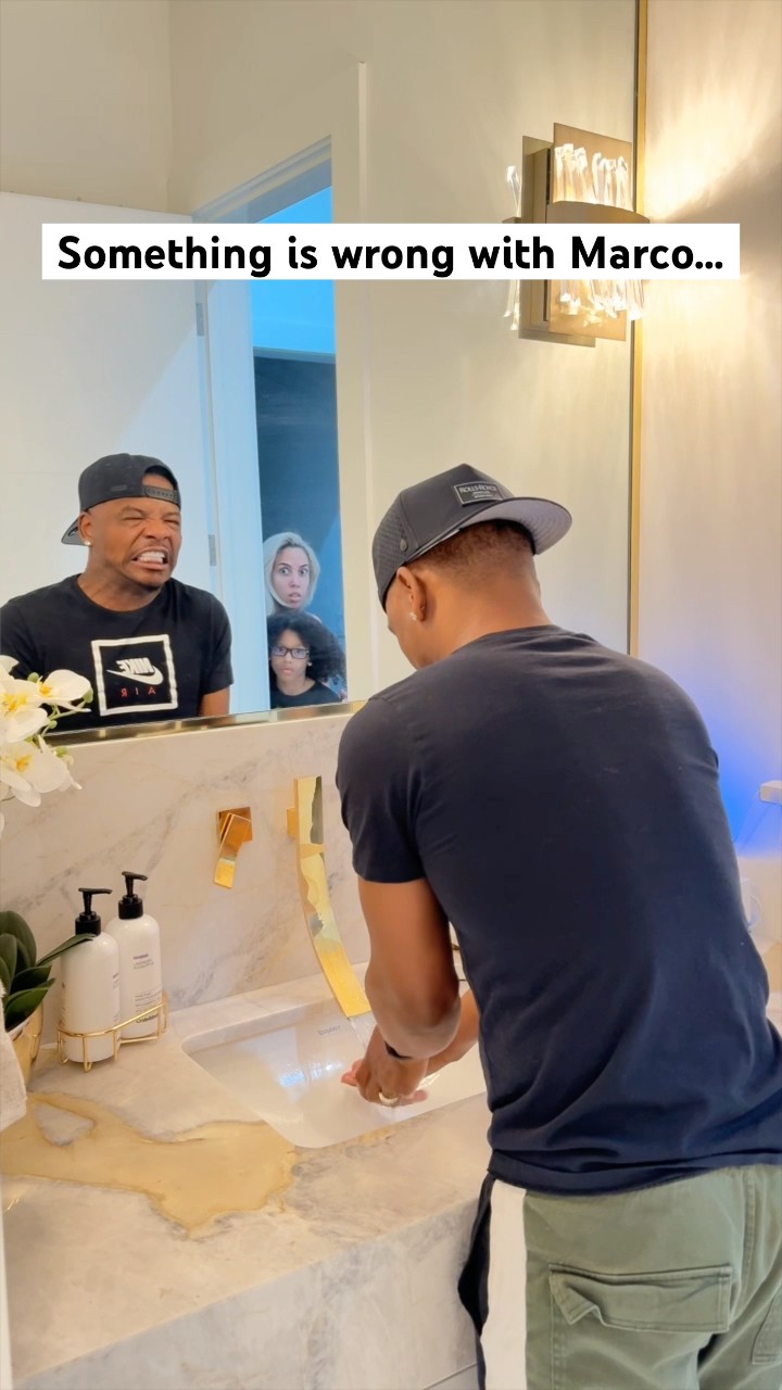 I found my husband acting strange in this haunted mirror… ? #shorts