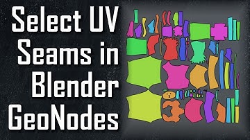 How to Select UV Seams with Geometry Nodes in Blender
