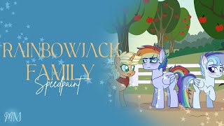 [MLP Next Gen] Speedpaint | Rainbowjack Family | AureaVerse | Miss Malachite💙