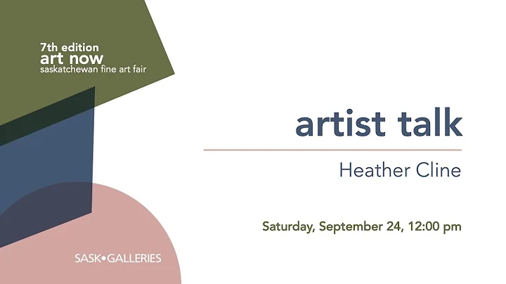Heather Cline Artist Talk at the 7th edition of th...