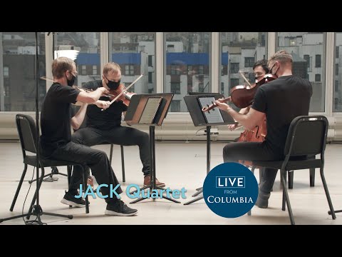 JACK Quartet performs Lachenmann's Grido | Live from Columbia