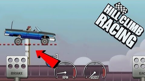 Hill Climb Racing LOWRIDER On ROOFTOPS Road Gameplay Video ||  by Sameer k games