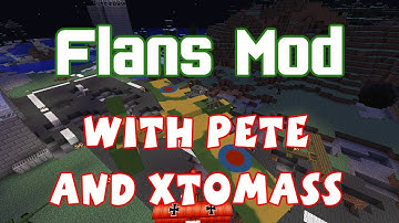 Minecraft - Flans Mod - Planes, Guns & More! (w/ xTomass)
