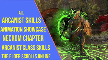 ESO Arcanist Class Skills - Necrom Chapter