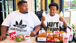 I Made My 500LB Friend EAT Healthy for 24 hrs !