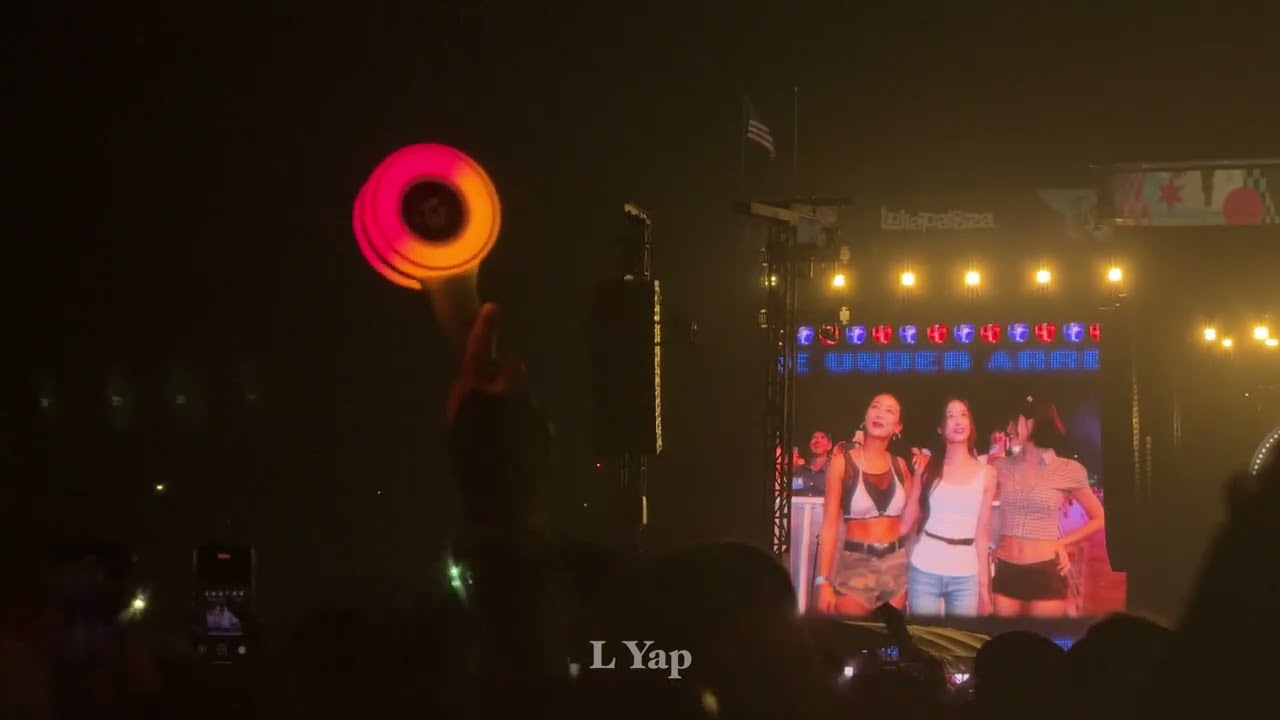 Sabrina Carpenter - Juno (w/ TWICE arrest) Fancam @ Lollapalooza Chicago 2025