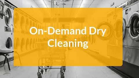 How On-Demand Dry Cleaning Works
