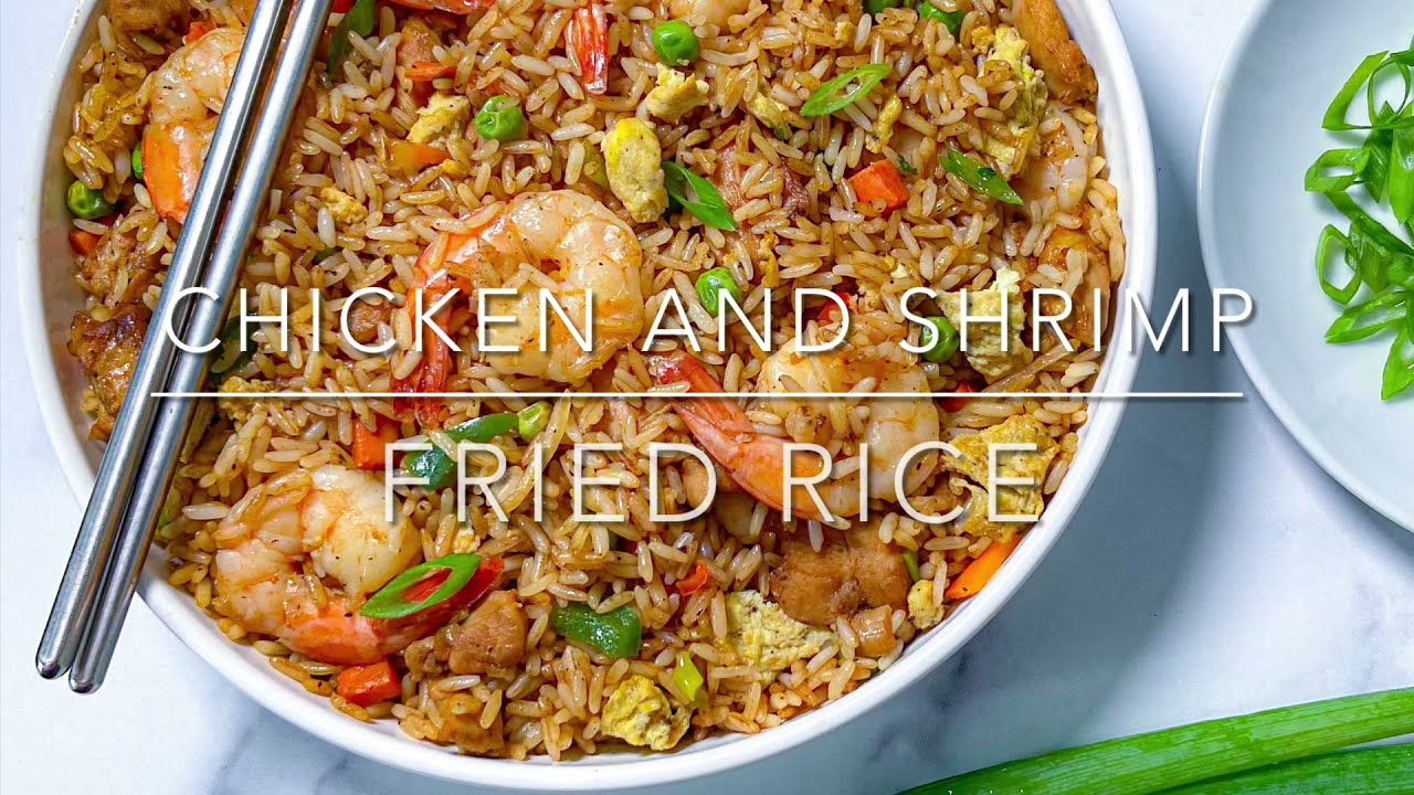 Quick And Easy Chicken And Shrimp Fried Rice Fried Rice Recipe Frugallyt Youtube