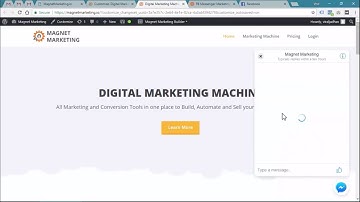 Facebook Messenger Live Chat Plugin on Website