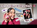 My lip balm collection  starting 120 from amazon   rashi shrivastava