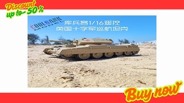 Coolbank 1/16 Scale British Crusader Tank Remote Controlled Military Model Toy With Sound