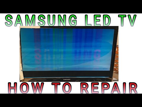 SAMSUNG 20  LED TV DOUBLE IMAGE PROBLEM SOLVED