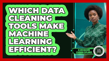 Which Data Cleaning Tools Make Machine Learning Efficient? - AI and Machine Learning Explained