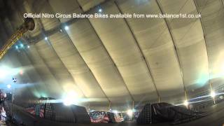 Nitro Circus Motorcycle Backflip World Record Attempt, London O2 28th Feb 2013