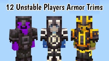 Unstable SMP Legends: 12 Deadliest Players Armor Trims Designs ✨️