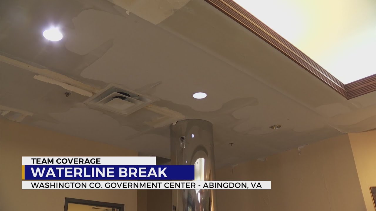 Washington County, VA Govt. Center damaged after water lines rupture