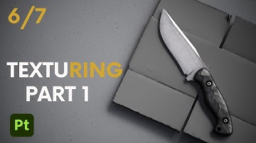 Game ready knife modeling tutorial / Texturing Part 1