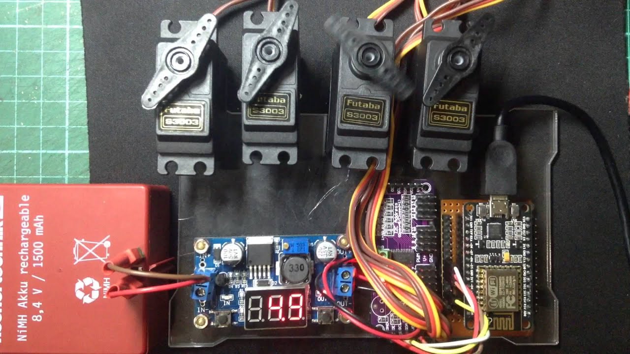 video phone beyonce mp3 NodeMCU ESP8266 on PCA96 Driving Multiple Servo
