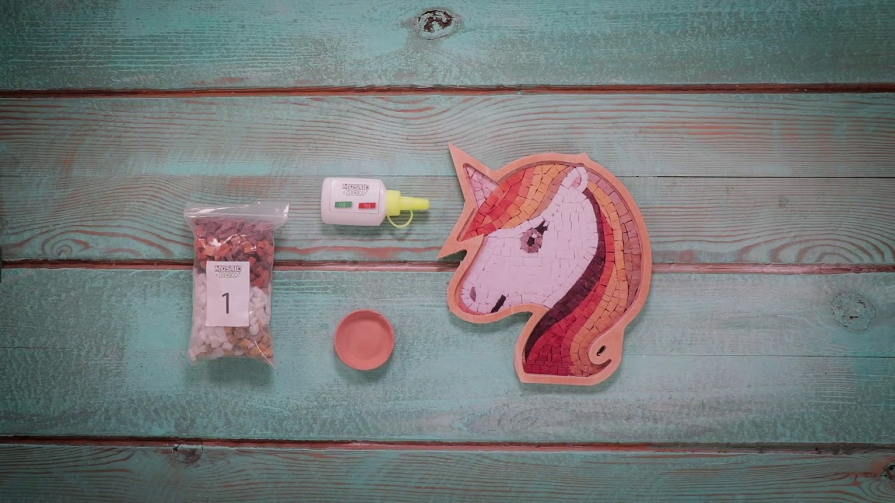 Make A Real Mosaic Unicorn YouTube
