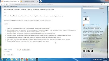 How to resolve Insufficient Instance Capacity issue of EC2 server | AWS in Hindi | Raj Gupta
