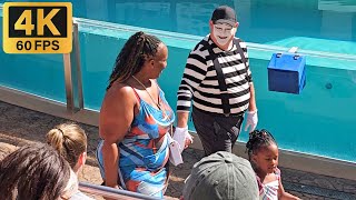 The fantastic mime Tom from SeaWorld Orlando 😂🤣 #tomthemime #seaworldmime #seaworldorlando