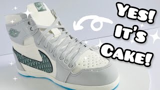 Dior Jordan Sneaker, From start to finish,  Cake Tutorial