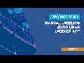 Manual Labeling Using Lidar Labeler App | Getting Started with Lidar Labeler App, Part 1